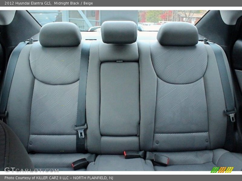 Midnight Black / Beige 2012 Hyundai Elantra GLS