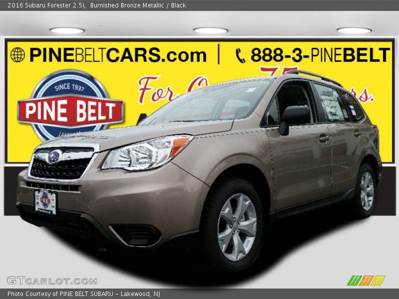 Burnished Bronze Metallic / Black 2016 Subaru Forester 2.5i