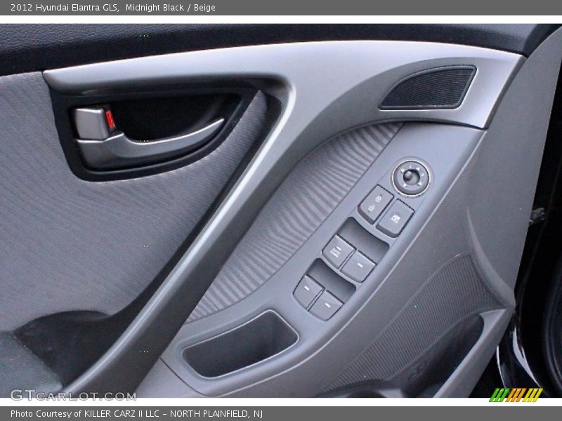 Midnight Black / Beige 2012 Hyundai Elantra GLS