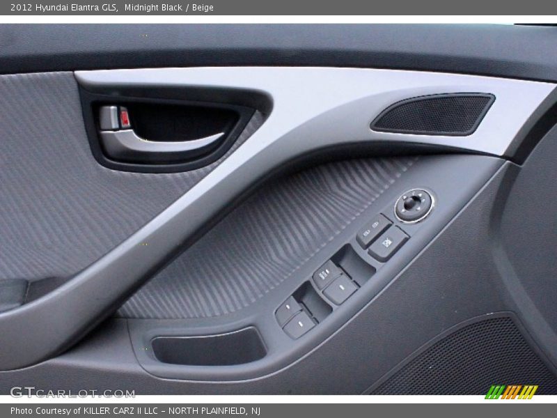 Midnight Black / Beige 2012 Hyundai Elantra GLS
