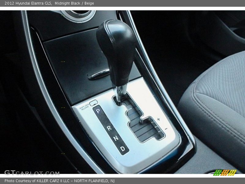 Midnight Black / Beige 2012 Hyundai Elantra GLS