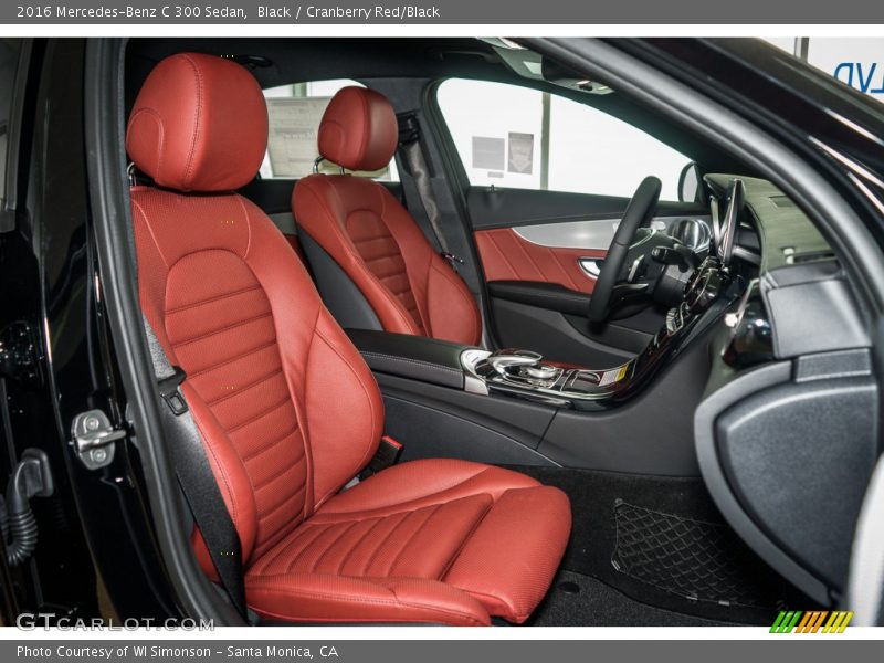  2016 C 300 Sedan Cranberry Red/Black Interior