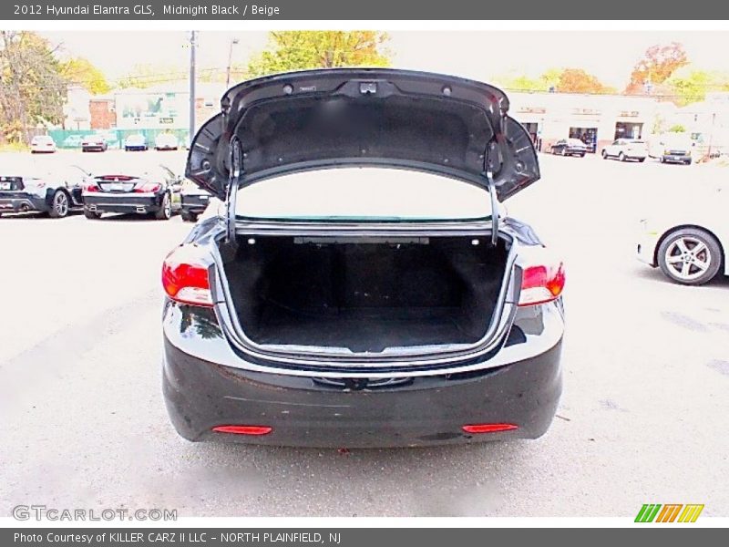 Midnight Black / Beige 2012 Hyundai Elantra GLS
