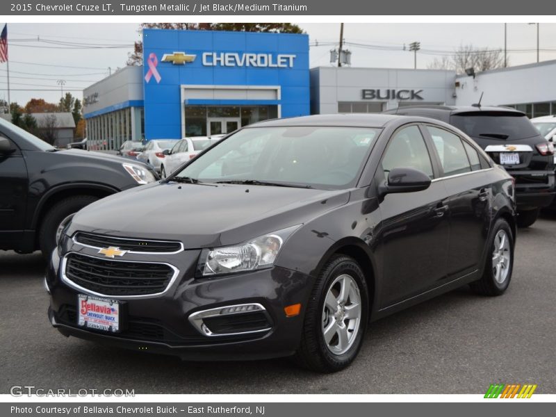 Tungsten Metallic / Jet Black/Medium Titanium 2015 Chevrolet Cruze LT