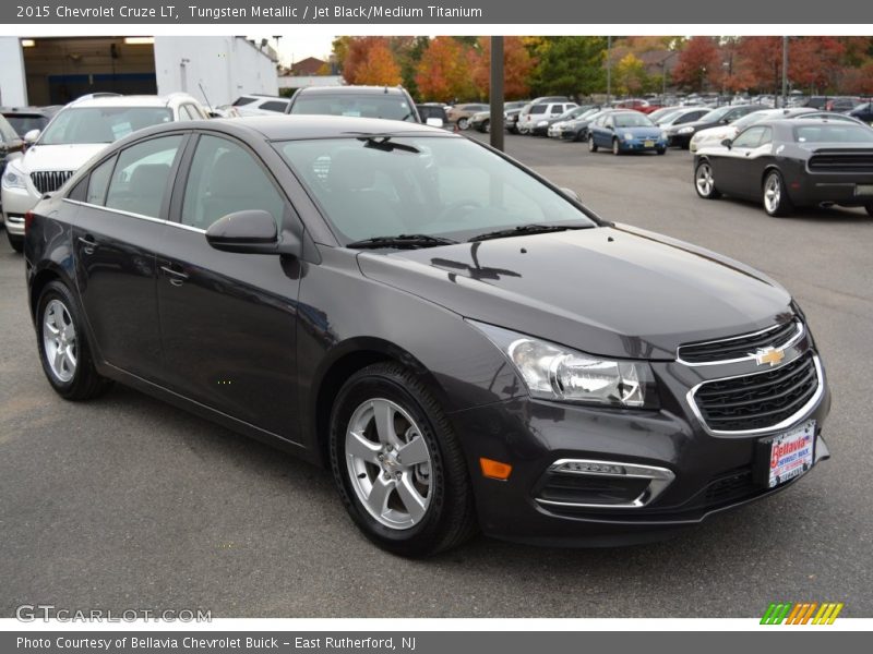 Tungsten Metallic / Jet Black/Medium Titanium 2015 Chevrolet Cruze LT