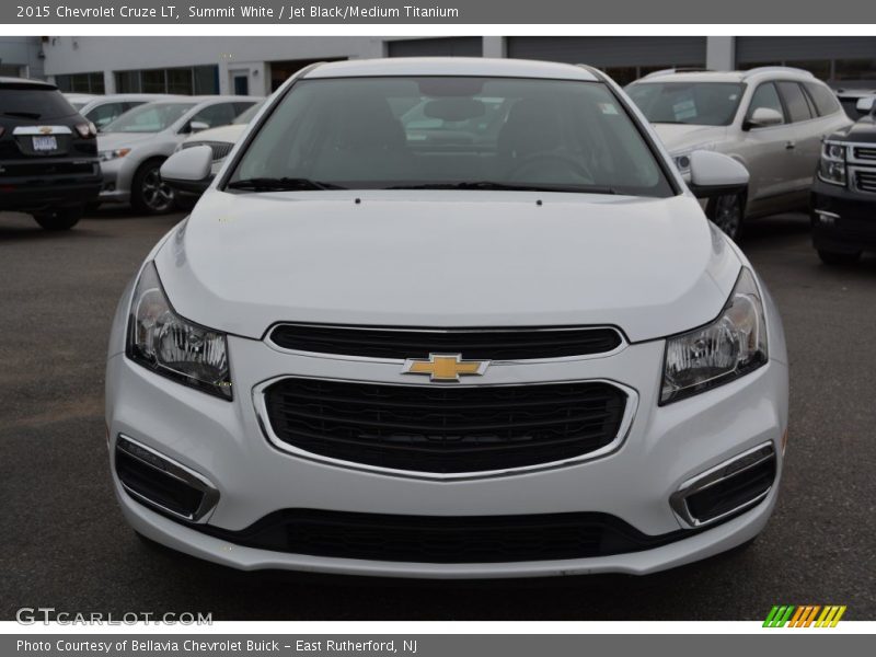 Summit White / Jet Black/Medium Titanium 2015 Chevrolet Cruze LT