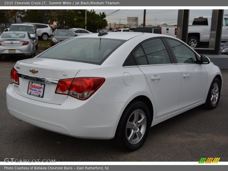 Summit White / Jet Black/Medium Titanium 2015 Chevrolet Cruze LT