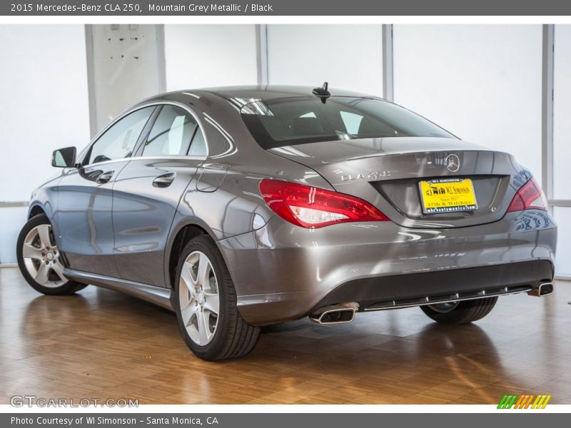 Mountain Grey Metallic / Black 2015 Mercedes-Benz CLA 250