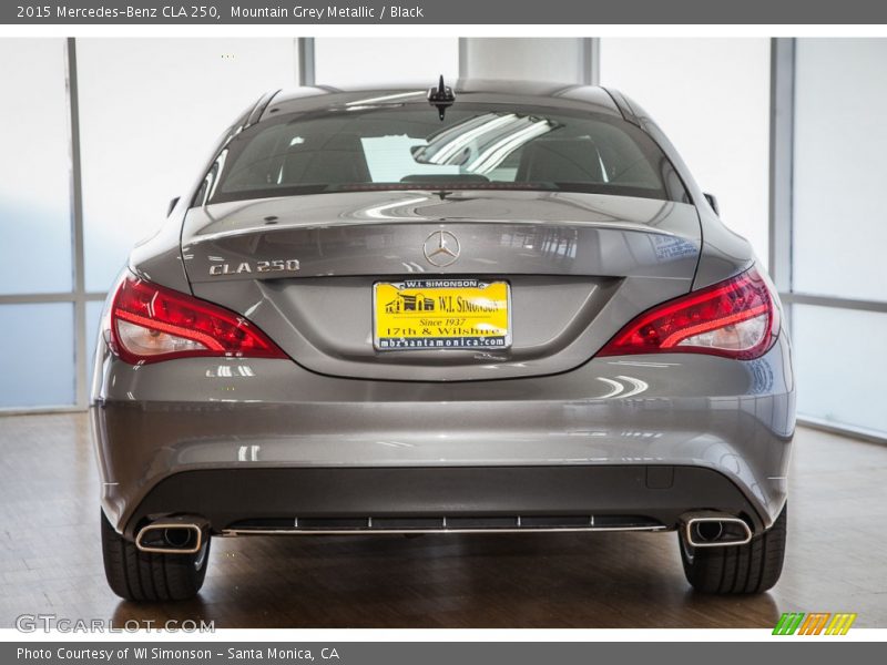 Mountain Grey Metallic / Black 2015 Mercedes-Benz CLA 250