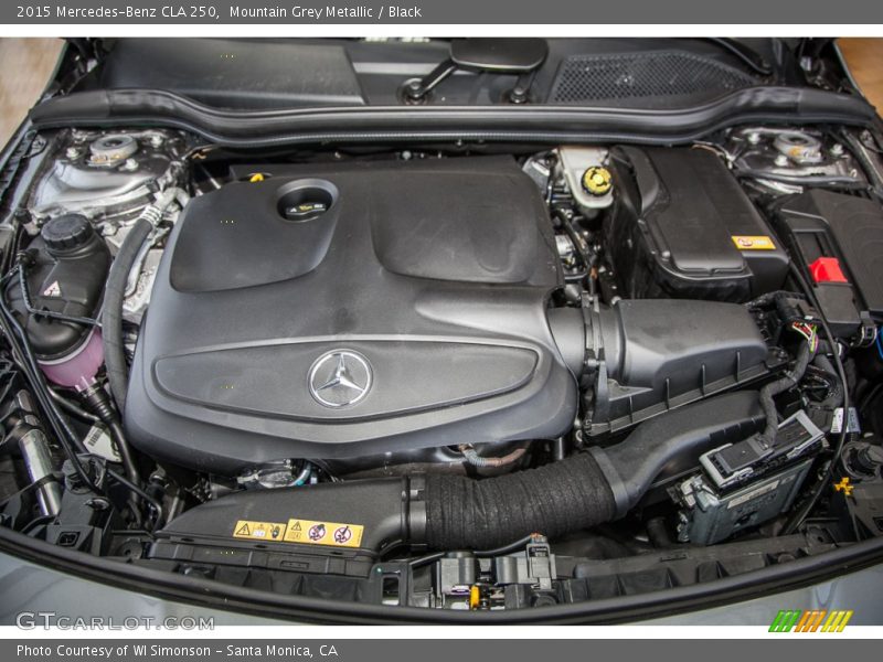 Mountain Grey Metallic / Black 2015 Mercedes-Benz CLA 250