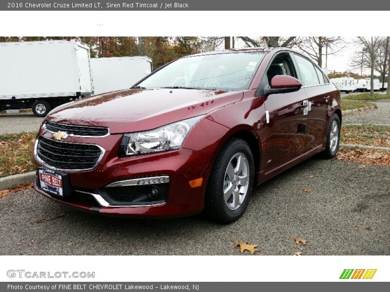 Siren Red Tintcoat / Jet Black 2016 Chevrolet Cruze Limited LT