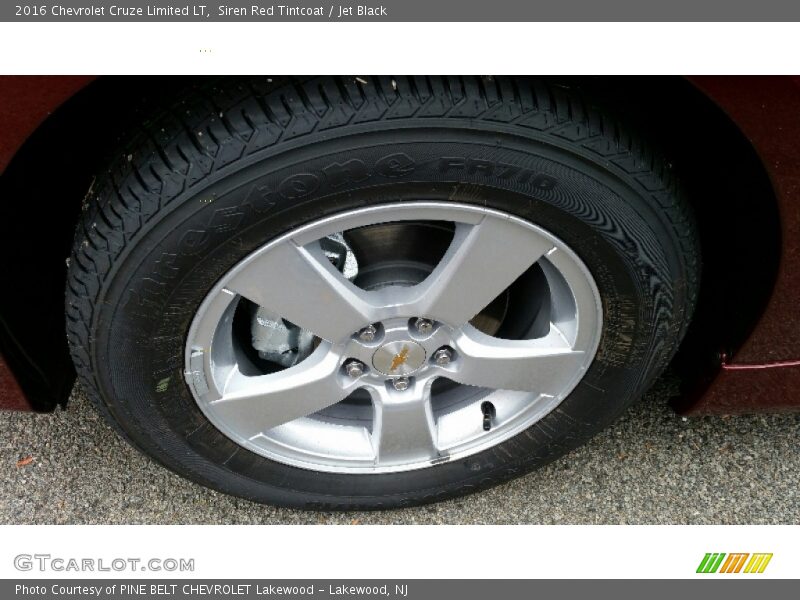 Siren Red Tintcoat / Jet Black 2016 Chevrolet Cruze Limited LT
