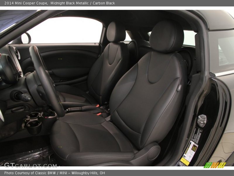 Midnight Black Metallic / Carbon Black 2014 Mini Cooper Coupe