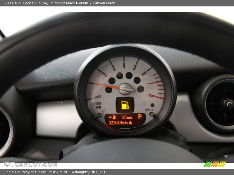 Midnight Black Metallic / Carbon Black 2014 Mini Cooper Coupe