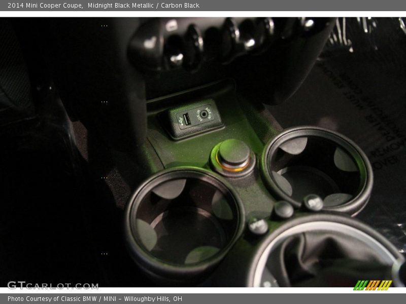 Midnight Black Metallic / Carbon Black 2014 Mini Cooper Coupe