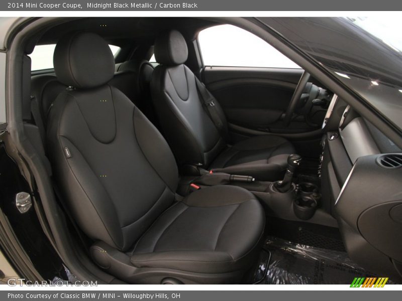 Midnight Black Metallic / Carbon Black 2014 Mini Cooper Coupe