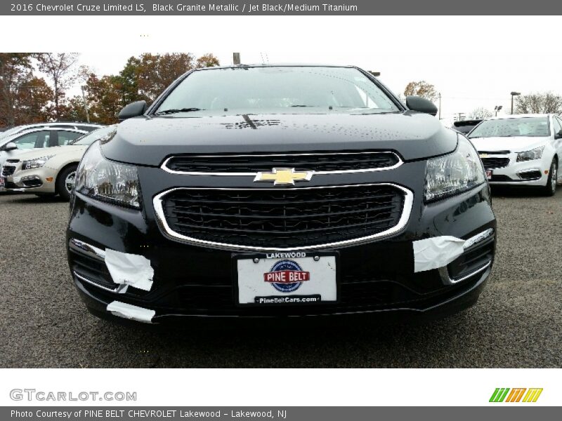 Black Granite Metallic / Jet Black/Medium Titanium 2016 Chevrolet Cruze Limited LS