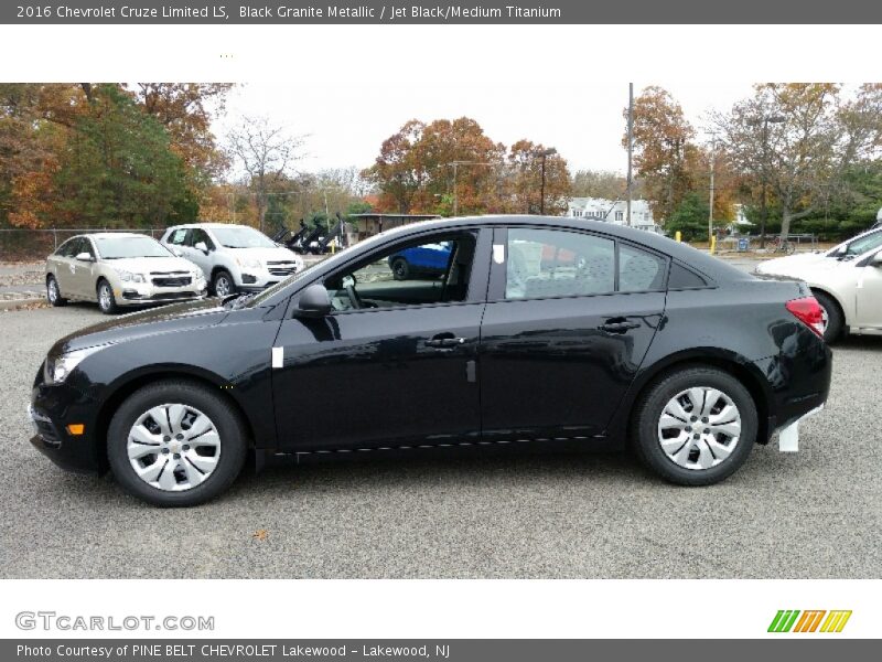 Black Granite Metallic / Jet Black/Medium Titanium 2016 Chevrolet Cruze Limited LS