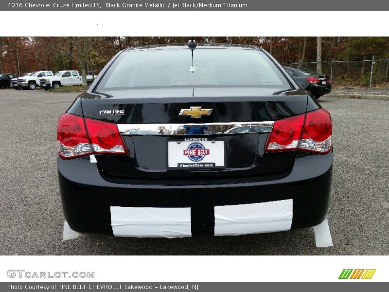 Black Granite Metallic / Jet Black/Medium Titanium 2016 Chevrolet Cruze Limited LS