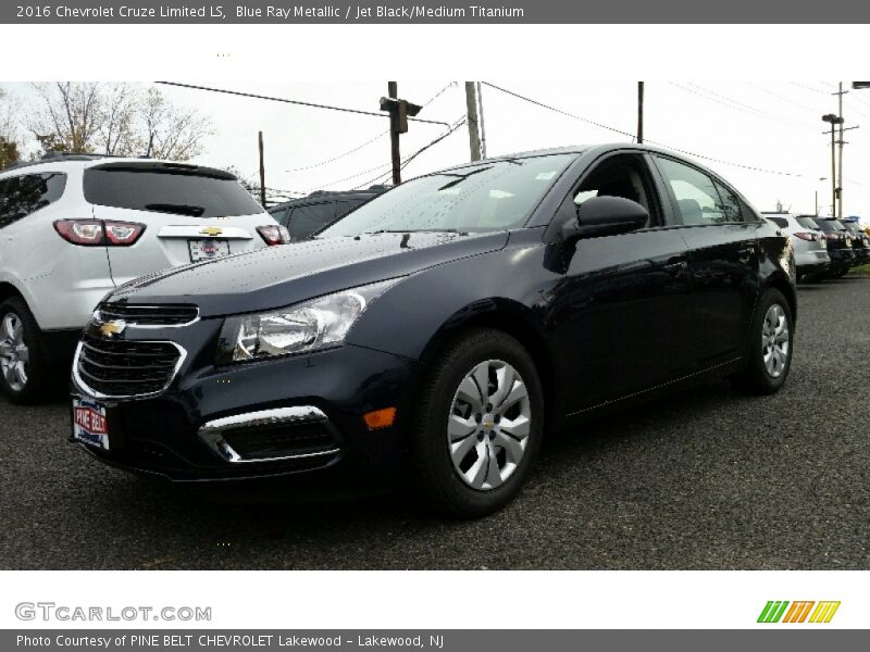 Blue Ray Metallic / Jet Black/Medium Titanium 2016 Chevrolet Cruze Limited LS