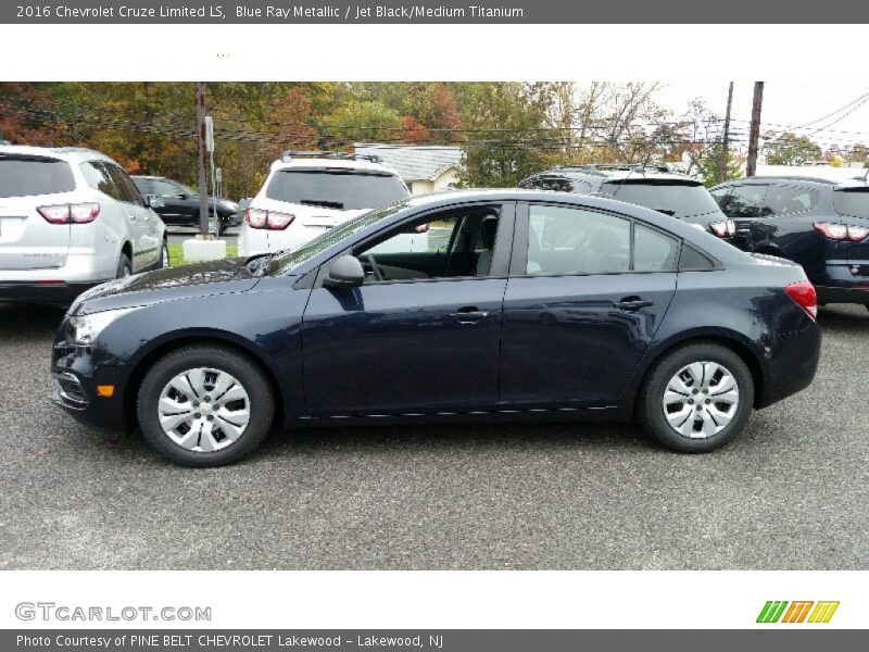 Blue Ray Metallic / Jet Black/Medium Titanium 2016 Chevrolet Cruze Limited LS