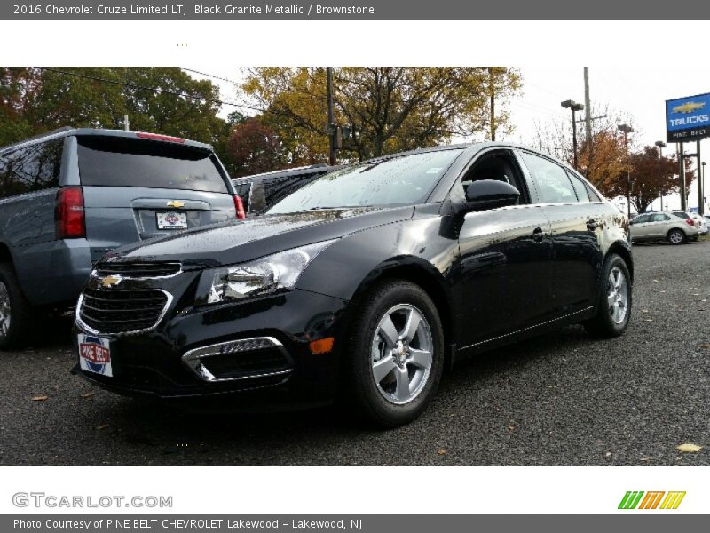 Black Granite Metallic / Brownstone 2016 Chevrolet Cruze Limited LT