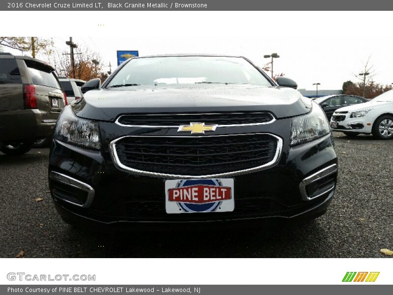 Black Granite Metallic / Brownstone 2016 Chevrolet Cruze Limited LT