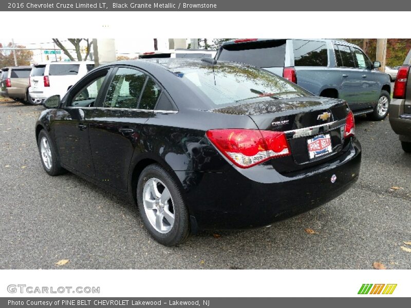 Black Granite Metallic / Brownstone 2016 Chevrolet Cruze Limited LT