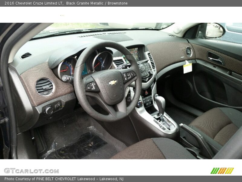 Black Granite Metallic / Brownstone 2016 Chevrolet Cruze Limited LT