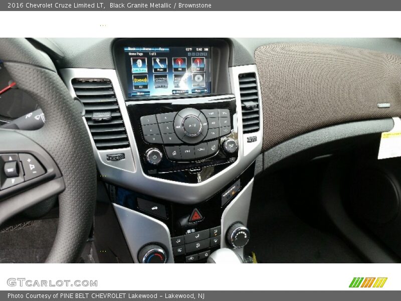 Black Granite Metallic / Brownstone 2016 Chevrolet Cruze Limited LT