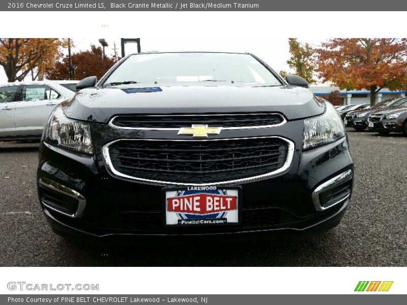Black Granite Metallic / Jet Black/Medium Titanium 2016 Chevrolet Cruze Limited LS