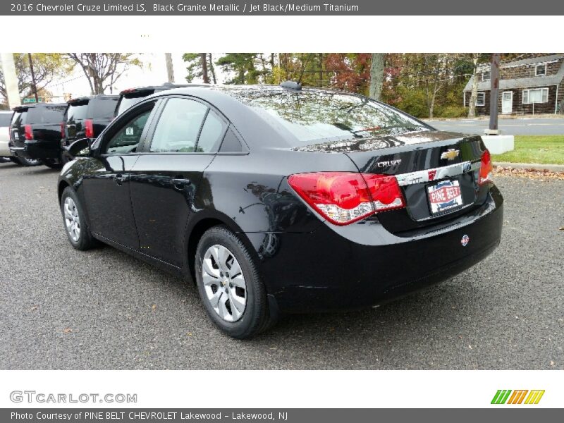 Black Granite Metallic / Jet Black/Medium Titanium 2016 Chevrolet Cruze Limited LS
