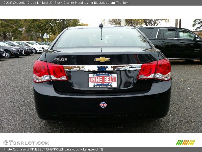 Black Granite Metallic / Jet Black/Medium Titanium 2016 Chevrolet Cruze Limited LS