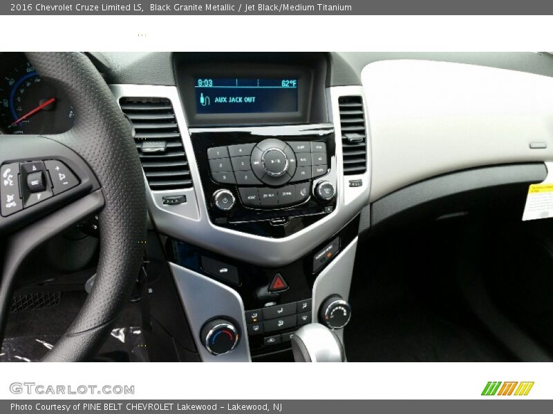 Black Granite Metallic / Jet Black/Medium Titanium 2016 Chevrolet Cruze Limited LS