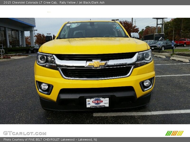 Rally Yellow / Jet Black/Dark Ash 2015 Chevrolet Colorado LT Crew Cab