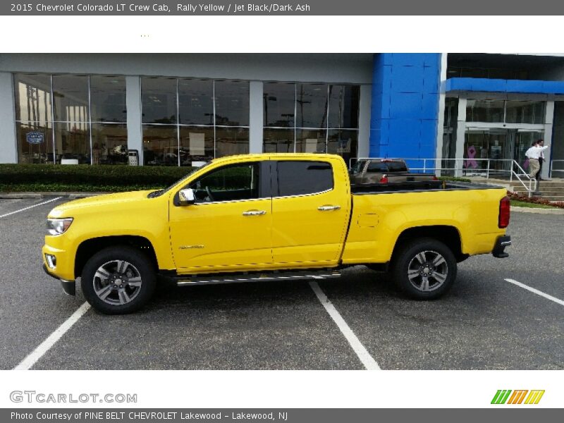 Rally Yellow / Jet Black/Dark Ash 2015 Chevrolet Colorado LT Crew Cab
