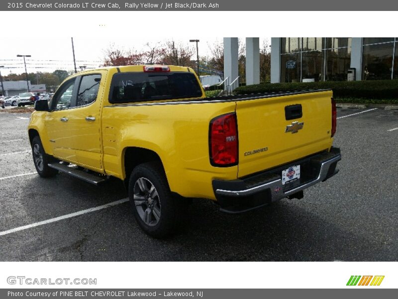 Rally Yellow / Jet Black/Dark Ash 2015 Chevrolet Colorado LT Crew Cab