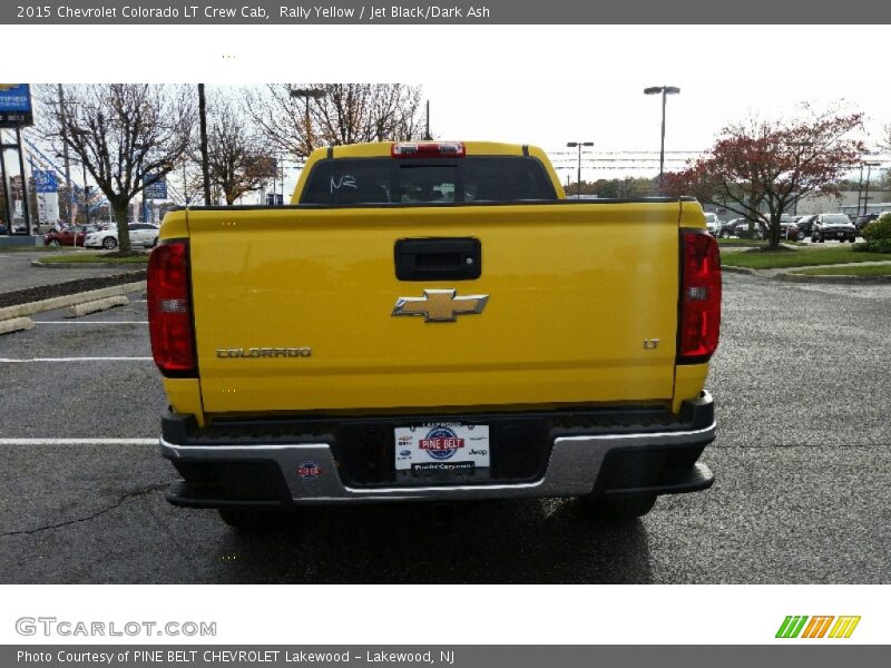 Rally Yellow / Jet Black/Dark Ash 2015 Chevrolet Colorado LT Crew Cab