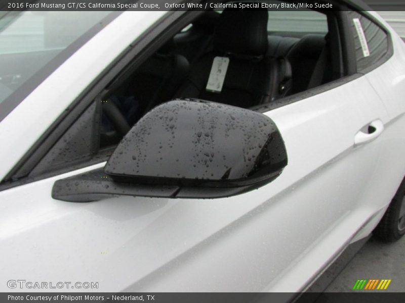 Oxford White / California Special Ebony Black/Miko Suede 2016 Ford Mustang GT/CS California Special Coupe