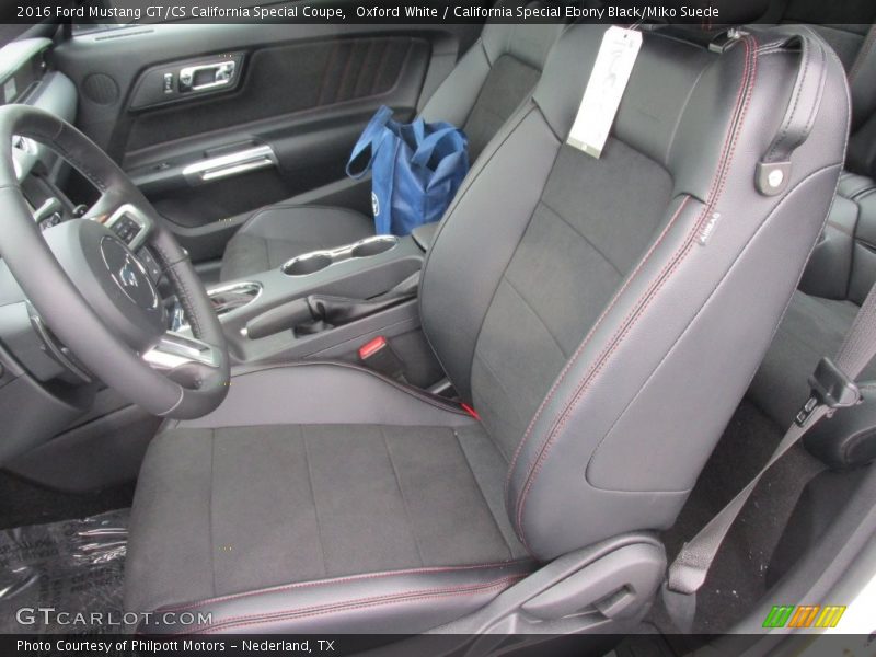 Front Seat of 2016 Mustang GT/CS California Special Coupe