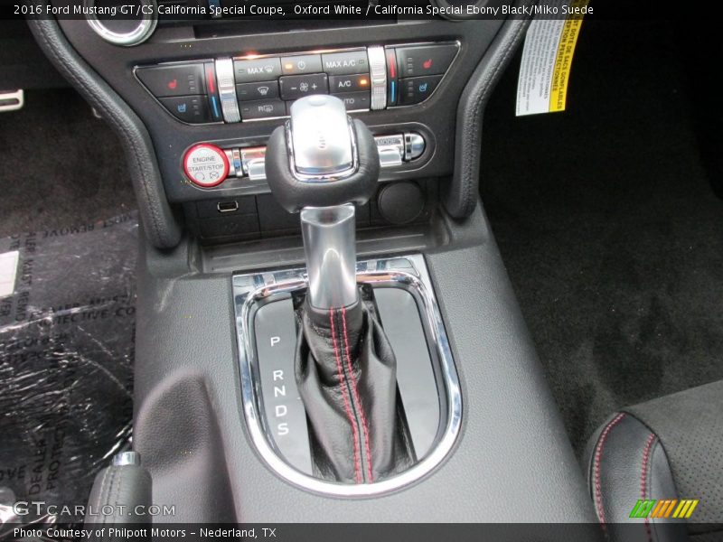  2016 Mustang GT/CS California Special Coupe 6 Speed SelectShift Automatic Shifter