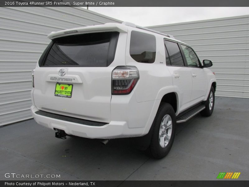 Super White / Graphite 2016 Toyota 4Runner SR5 Premium