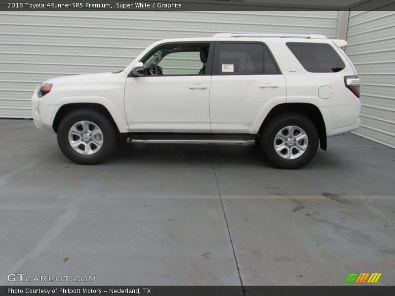 Super White / Graphite 2016 Toyota 4Runner SR5 Premium
