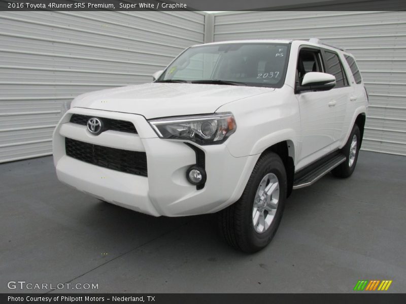 Super White / Graphite 2016 Toyota 4Runner SR5 Premium