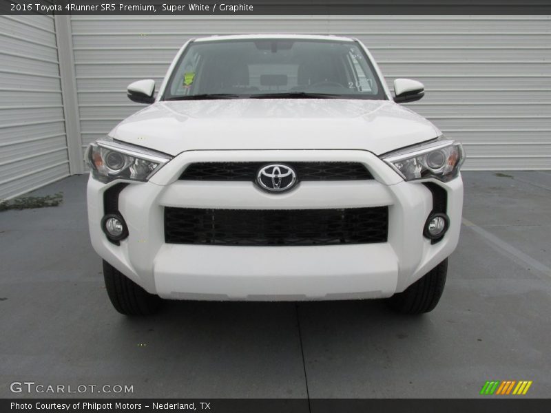 Super White / Graphite 2016 Toyota 4Runner SR5 Premium