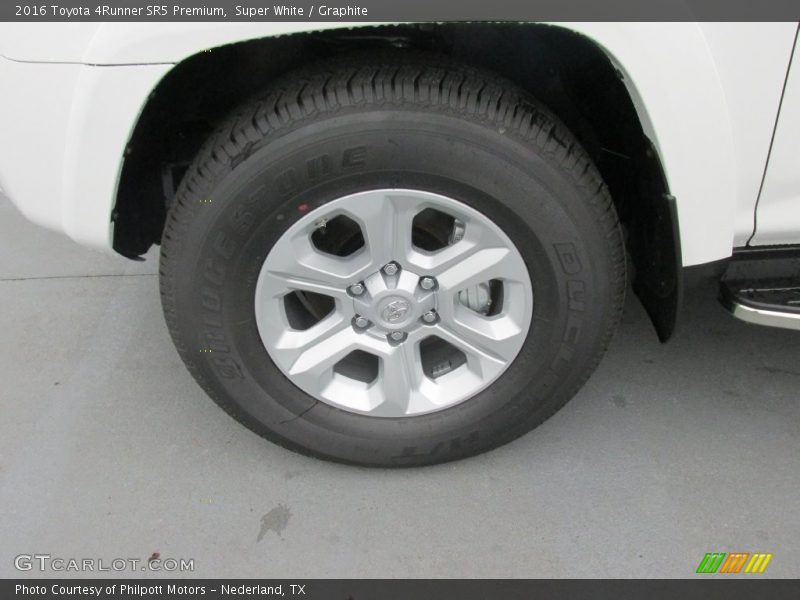 Super White / Graphite 2016 Toyota 4Runner SR5 Premium