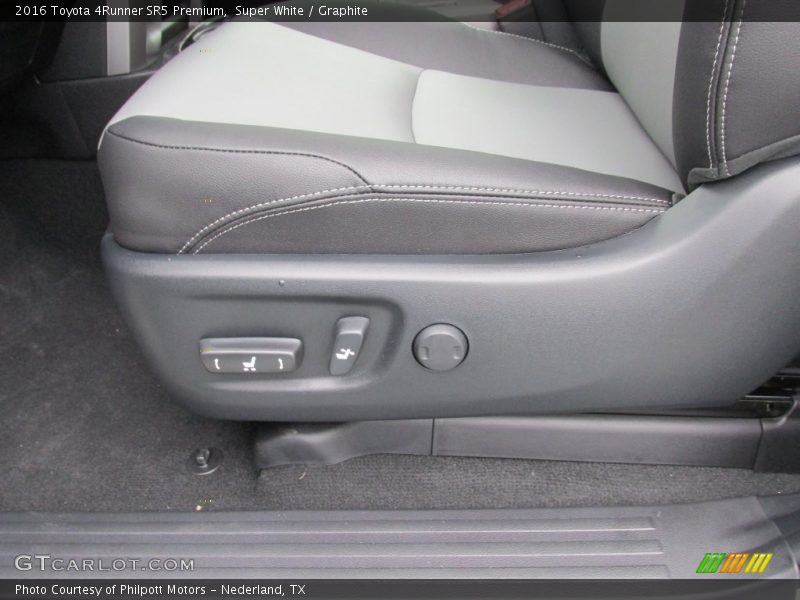 Super White / Graphite 2016 Toyota 4Runner SR5 Premium