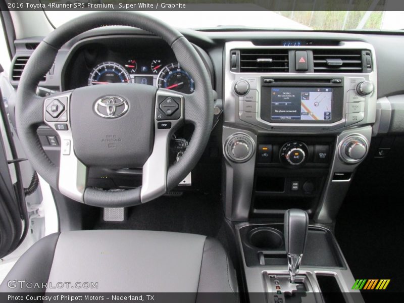 Super White / Graphite 2016 Toyota 4Runner SR5 Premium