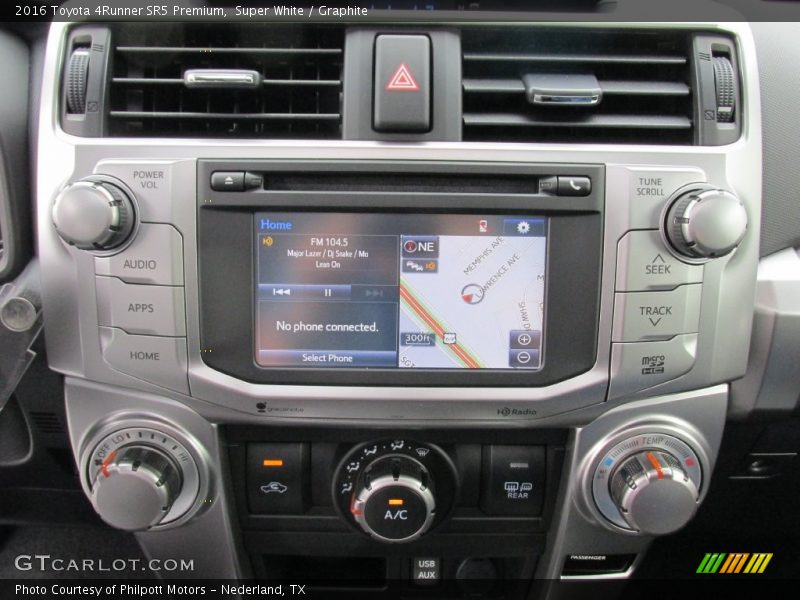 Super White / Graphite 2016 Toyota 4Runner SR5 Premium