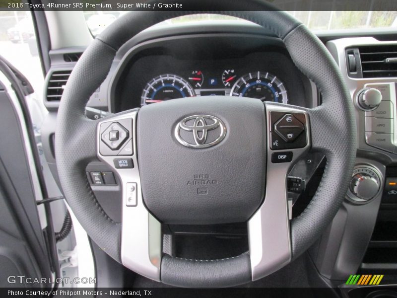 Super White / Graphite 2016 Toyota 4Runner SR5 Premium
